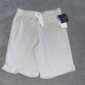 Grayson Threads Boys Gray Knit Drawstring Shorts